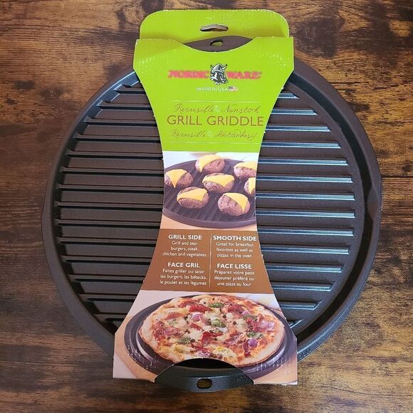NWT Nordic Ware Grill Griddle with Nonstick Coating - Picture 1 of 4